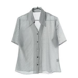 JPN 일본품 폴리에스터 100% 스트라이프 셔츠 | 여
